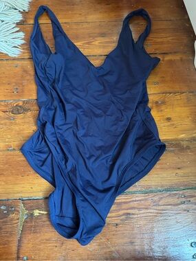 Andie Deep Navy One-Piece Swimsuit